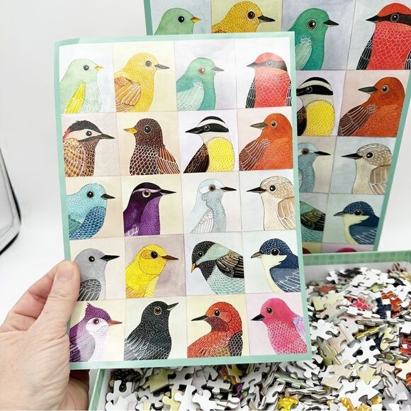Avian Friends 1000 Piece Puzzle Artwork by Geninne Zlatkis - Picture 5 of 6